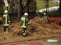 Feuer Lager für Strohballen Koeln Rath Luetzenkirchenerstr P446